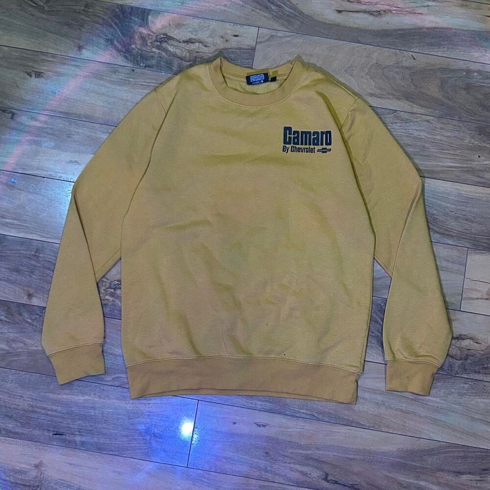 Chemistry Men's Yellow and Black Sweatshirt